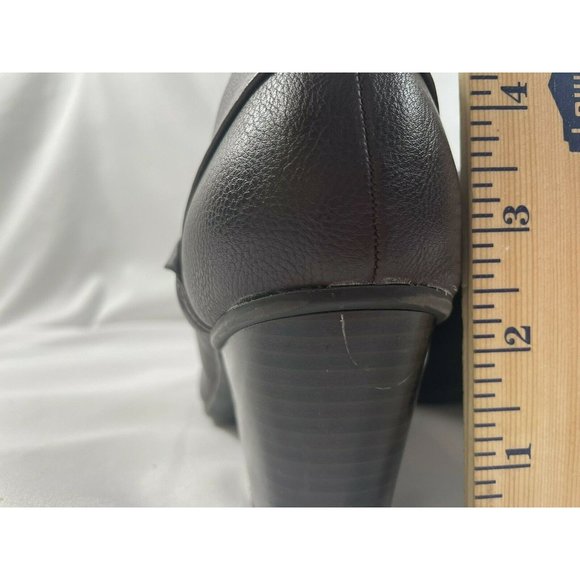 Bare Traps Ankle Booties Brown Side Zipper "Margie" Size 6.5 M Boots Classy Chic - Picture 10 of 10